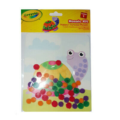 Crayola Tortoise Pom Pom Mosaic Set RRP £1 CLEARANCE XL 99p